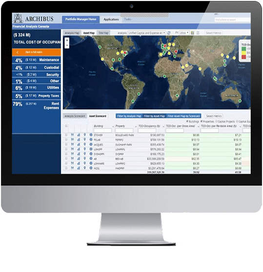 Archibus - Financial Analysis Console
